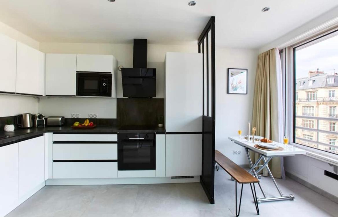 Ferienwohnung Modern 1Br By Parc Monceau Paris Exterior foto